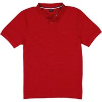 HECHTER PARIS Herren Polo-Shirt rot Baumwoll-Piqué von HECHTER PARIS