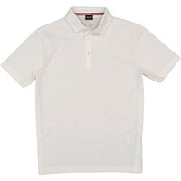 HECHTER PARIS Herren Polo-Shirt weiß Baumwoll-Jersey von HECHTER PARIS