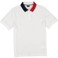 HECHTER PARIS Herren Polo-Shirt weiß Baumwoll-Piqué von HECHTER PARIS