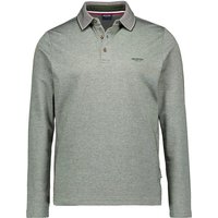 HECHTER PARIS Herren Polo-Shirt grün meliert von HECHTER PARIS