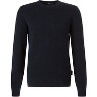 HECHTER PARIS Herren Pullover blau unifarben von HECHTER PARIS