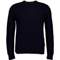 HECHTER PARIS Herren Pullover blau unifarben von HECHTER PARIS