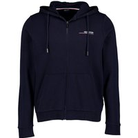 HECHTER PARIS Herren Sweatjacke blau unifarben von HECHTER PARIS