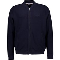 HECHTER PARIS Herren Cardigan blau Baumwolle unifarben von HECHTER PARIS