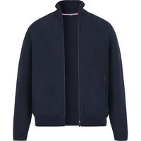 HECHTER PARIS Herren Hybrid Jacke blau Baumwolle unifarben von HECHTER PARIS