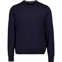 HECHTER PARIS Herren Pullover blau unifarben von HECHTER PARIS
