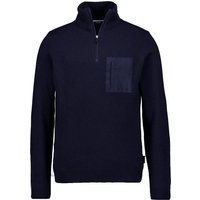 HECHTER PARIS Herren Troyer blau Wolle unifarben HECHTER PARIS Herren Troyer blau Wolle unifarben von HECHTER PARIS