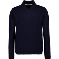 HECHTER PARIS Herren Pullover blau unifarben von HECHTER PARIS