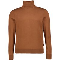 HECHTER PARIS Herren Rollkragenpullover braun unifarben von HECHTER PARIS