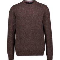 HECHTER PARIS Herren Pullover braun meliert von HECHTER PARIS