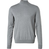 HECHTER PARIS Herren Stehkragenpullover grau unifarben von HECHTER PARIS