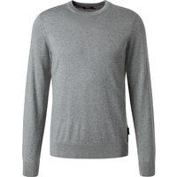 HECHTER PARIS Herren Pullover grau unifarben von HECHTER PARIS