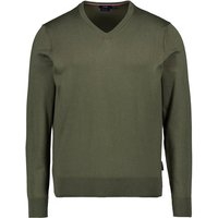 HECHTER PARIS Herren Pullover grün unifarben von HECHTER PARIS