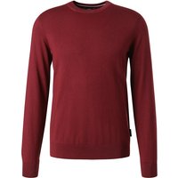 HECHTER PARIS Herren Pullover rot unifarben von HECHTER PARIS