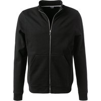 HECHTER PARIS Herren Sweatjacke schwarz Baumwolle unifarben von HECHTER PARIS