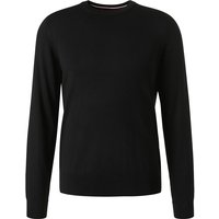 HECHTER PARIS Herren Pullover schwarz unifarben von HECHTER PARIS