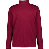 HECHTER PARIS Herren Rollkragenshirt rot Baumwolle unifarben von HECHTER PARIS