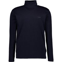 HECHTER PARIS Herren Rollkragenshirt blau Baumwolle unifarben von HECHTER PARIS