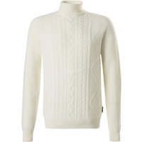 HECHTER PARIS Herren Rollkragenpullover weiß unifarben von HECHTER PARIS