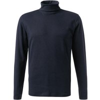 HECHTER PARIS Herren Rollkragenpullover blau Baumwolle unifarben von HECHTER PARIS