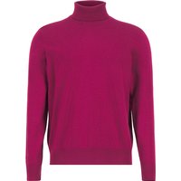 HECHTER PARIS Herren Rollkragenpullover rot unifarben von HECHTER PARIS