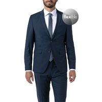 HECHTER PARIS Herren Sakko blau Schurwoll-Stretch von HECHTER PARIS