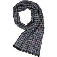 HECHTER PARIS Herren Schal blau Viskose/Modal gemustert von HECHTER PARIS