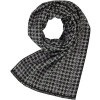 HECHTER PARIS Herren Schal schwarz Viskose/Modal gemustert von HECHTER PARIS