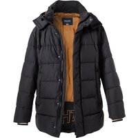 HECHTER PARIS Herren Steppjacke Schwarz Mikrofaser unifarben von HECHTER PARIS