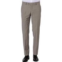 HECHTER PARIS Herren Hose beige Schurwolle meliert von HECHTER PARIS