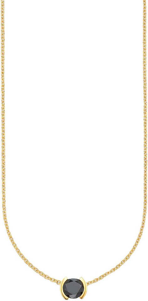 HECHTER PARIS Kette mit Anhänger Schmuck Geschenk Silber 925 Halsschmuck Halskette mit Anhänger, mit Zirkonia (synth) von HECHTER PARIS