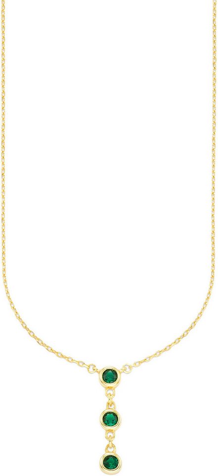 HECHTER PARIS Kette mit Anhänger Schmuck Geschenk Silber 925 Halsschmuck Halskette mit Anhänger, mit Zirkonia (synth) von HECHTER PARIS