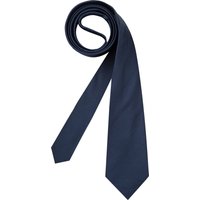 HECHTER PARIS Herren Krawatte blau Seide unifarben von HECHTER PARIS