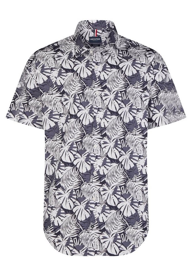 HECHTER PARIS Kurzarmhemd mit farbenfrohen Statement von HECHTER PARIS