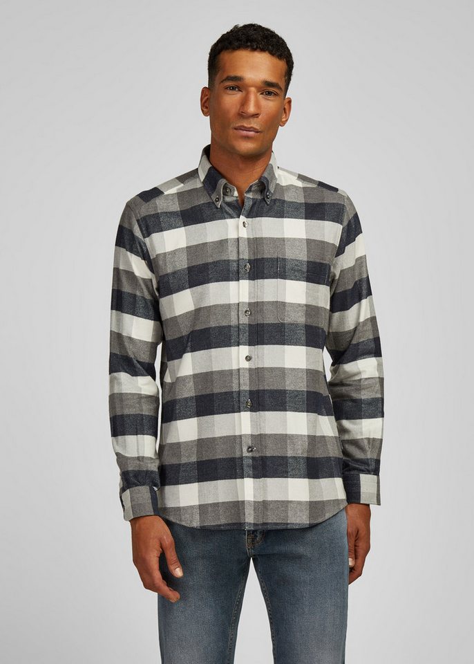 HECHTER PARIS Langarmhemd im Flanell-Stil von HECHTER PARIS