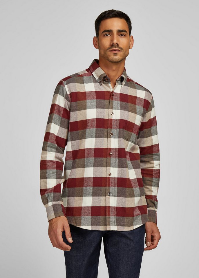 HECHTER PARIS Langarmhemd im Flanell-Stil von HECHTER PARIS