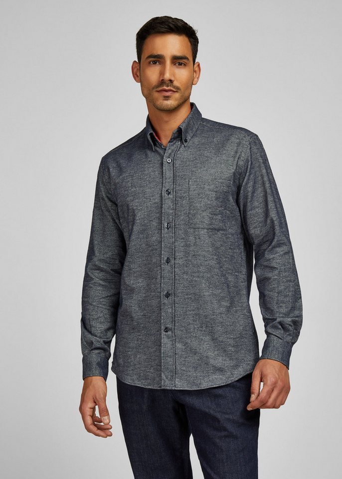HECHTER PARIS Langarmhemd mit Button-Down-Kragen von HECHTER PARIS