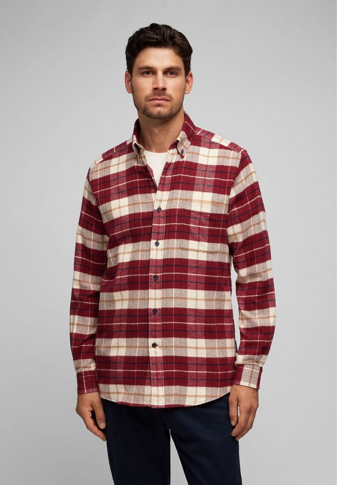 HECHTER PARIS Langarmhemd mit Button-Down-Kragen von HECHTER PARIS