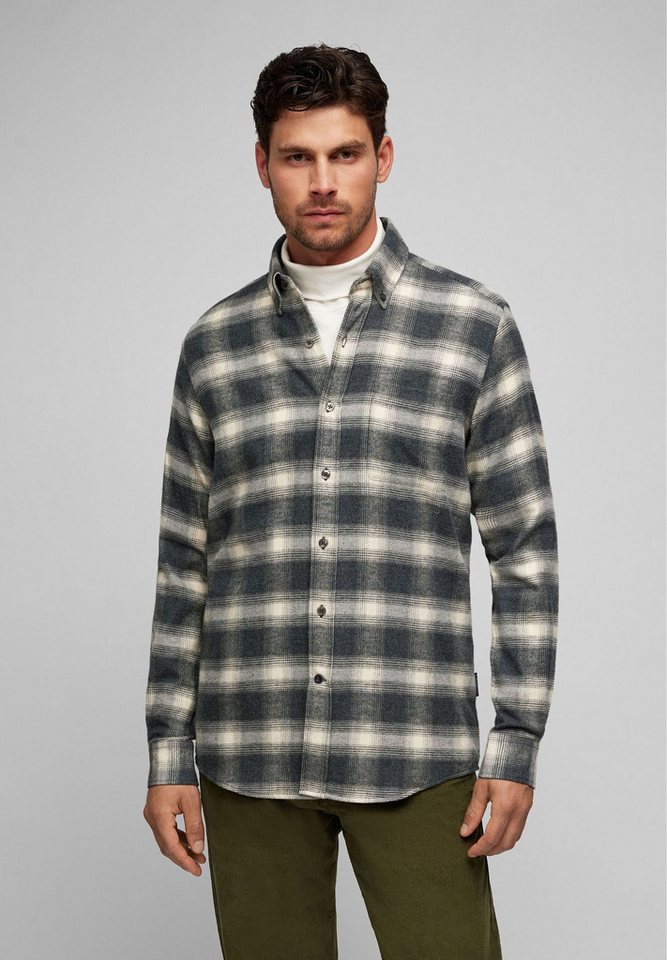 HECHTER PARIS Langarmhemd mit Button-Down-Kragen von HECHTER PARIS