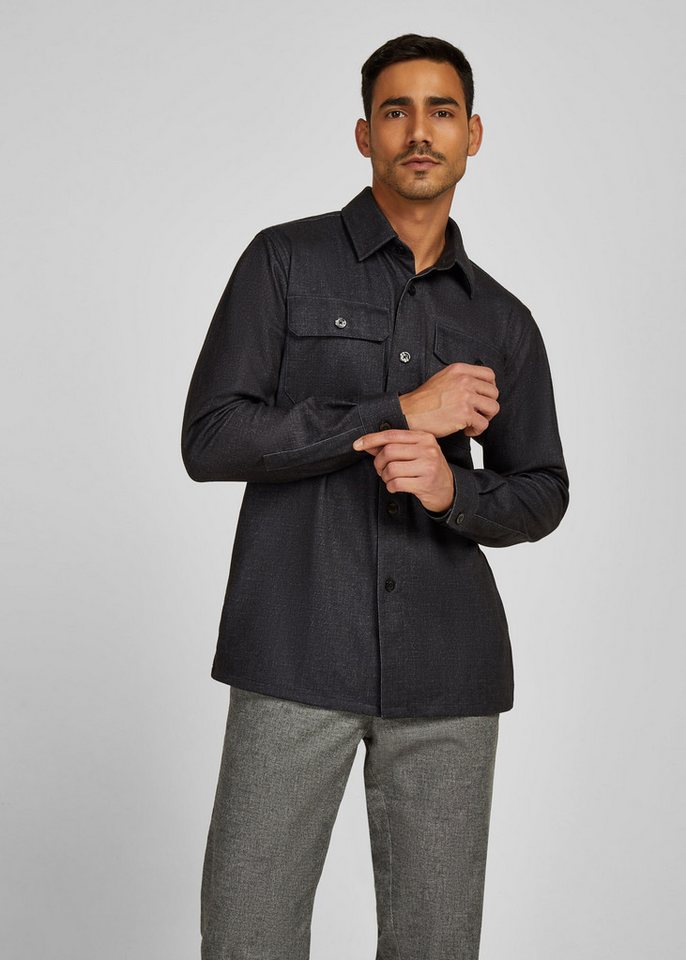 HECHTER PARIS Langarmhemd mit klassischem Kent-Kragen von HECHTER PARIS