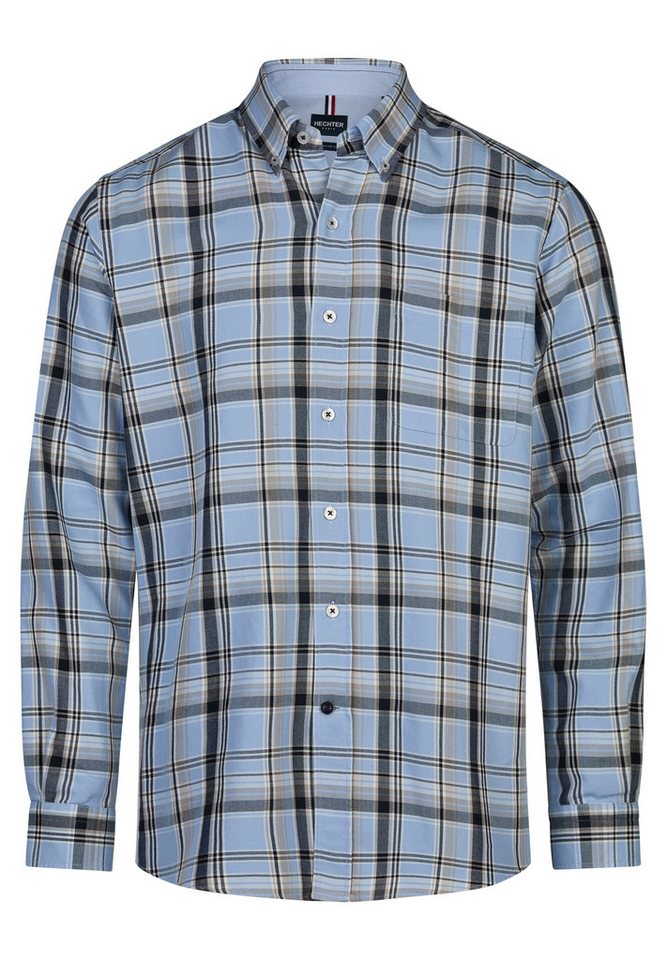 HECHTER PARIS Langarmhemd im Flanell-Stil von HECHTER PARIS