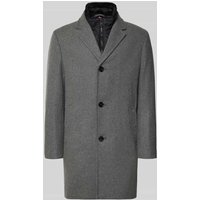 HECHTER PARIS Mantel aus Woll-Mix in Graphit, Größe 28 von HECHTER PARIS