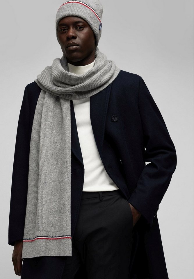 HECHTER PARIS Modeschal Strickschal, (1-St), im Streifen-Look von HECHTER PARIS
