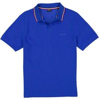 HECHTER PARIS Herren Polo-Shirt blau Baumwoll-Piqué von HECHTER PARIS