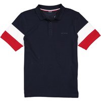 HECHTER PARIS Herren Polo-Shirt blau Baumwoll-Piqué von HECHTER PARIS