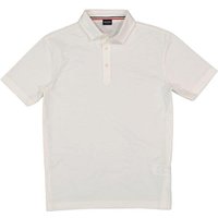 HECHTER PARIS Herren Polo-Shirt weiß Baumwoll-Jersey von HECHTER PARIS