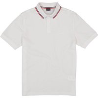 HECHTER PARIS Herren Polo-Shirt weiß Baumwoll-Piqué von HECHTER PARIS