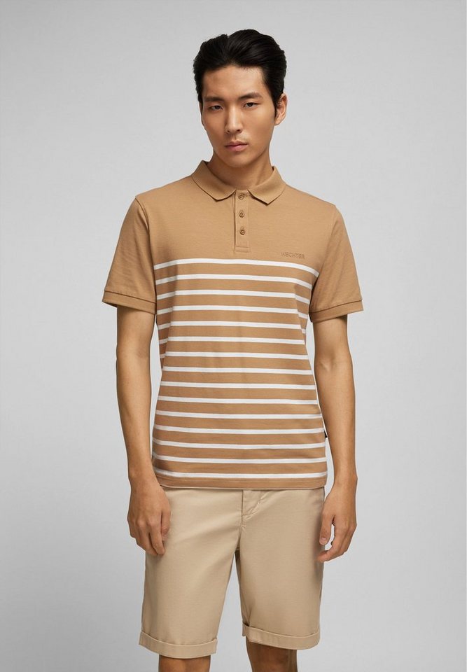HECHTER PARIS Poloshirt (1-tlg) mit tonigem HECHTER-Logo von HECHTER PARIS