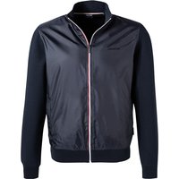 HECHTER PARIS Herren Sweatjacke blau unifarben von HECHTER PARIS