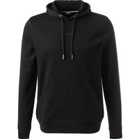 HECHTER PARIS Herren Hoodie schwarz Baumwolle unifarben von HECHTER PARIS